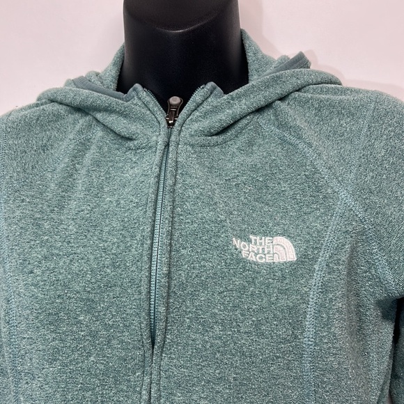 The north face women’s medium green zip up jacket - Picture 2 of 6